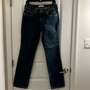 LEVI’s | 505 straight leg blue jeans | size 8M